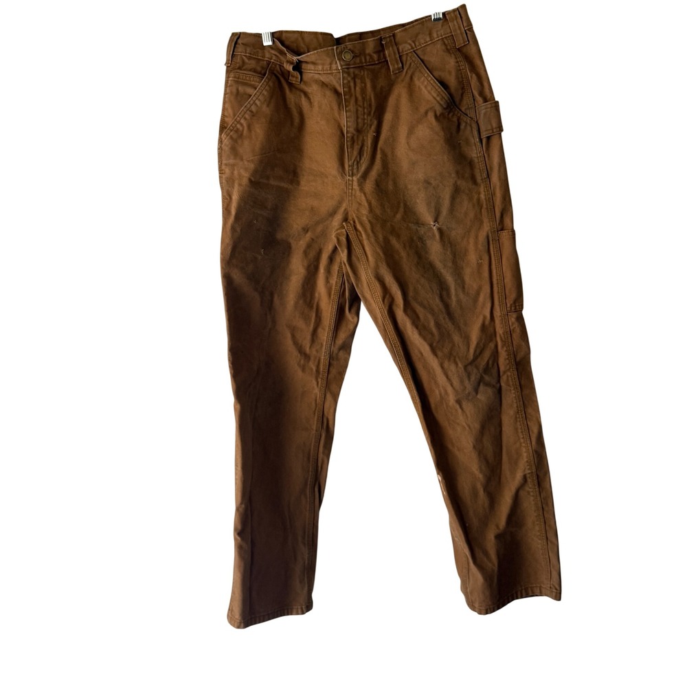 Brahma Men's Trailblazer‎ Brown Carpenter Pants Workwear Size 32x32